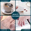 Wadrac Multisize Small PVC Clear Table Cover Top Protector-12x38 in