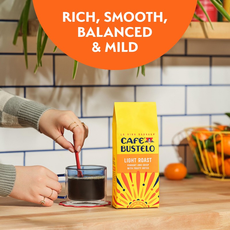Café Bustelo Light Roast Ground Coffee, 11-Oz. Bag (Pack of