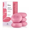 Natura tododia jabones en barra puro vegetal frambuesa y pimienta rosa 90g