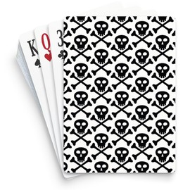 CafePress Funny Skull Standard Size Playing Cards