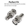 GELRHONR BNC to RCA Adapter,BNC Male to RCA Female Coaxial