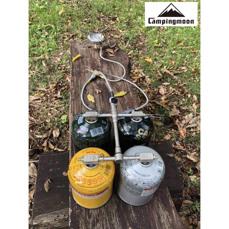 CAMPINGMOON 21.65-inch Multi-function Gas Hose for EN417 Lindal Valve Screw-on