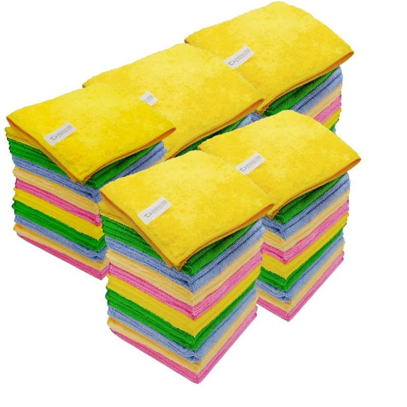 Premier Bond Distribution Microfibre Cleaning Cloths, 30 x 40cm, Pack