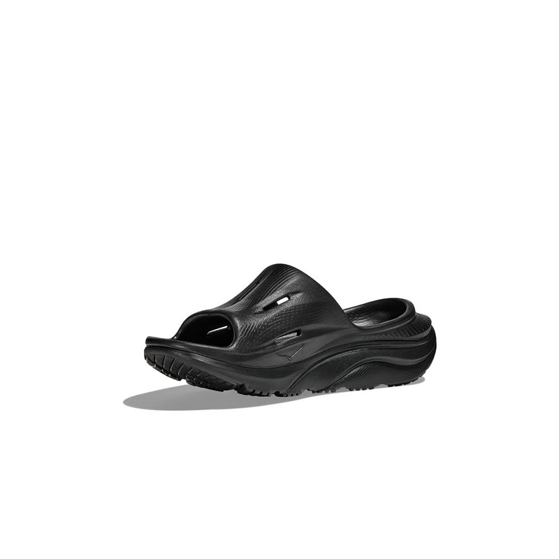 HOKA 1135061-BBLC Ola Recovery Slide 3 Shower Sandal, Black, 27.0