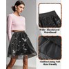 MYSSUCI Women's Glitter Skirt, black
