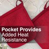 RITZ Terry Pocket Mitt & Hot Pad: Unparalleled Heat Resistant,