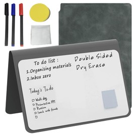 Mini 1Set Small Whiteboard A5 Notepad,16.7 x 24.2 cm Desk Whiteboard Small,Smal l Whiteboar d A5 for Office Supplies School Study Essentials