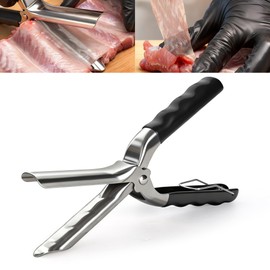 UoeRing Rib Membrane Remover Tool, 304 Stainless Steel, for BBQ, Pork Rib