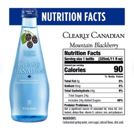 Clearly Canadian Variety Pack Sparkling Water, 11 fl. oz (12 Pack) ONEDAY SHIPP!