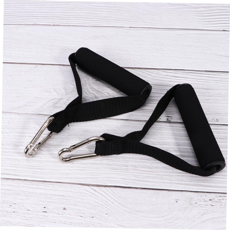 BIUDECO Carabiner Tension Rope Handles Set 2 Pairs of Fitness