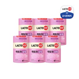 [Chong Kun Dang Health] Lactopit Slim 6 cans (6 months supply), 6 units / [종근당건강] 락토핏 슬림 6통(6개월분), 6개