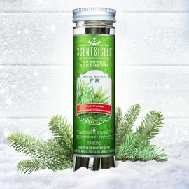 Scentsicles White Winter Fir Scent Sticks, Green