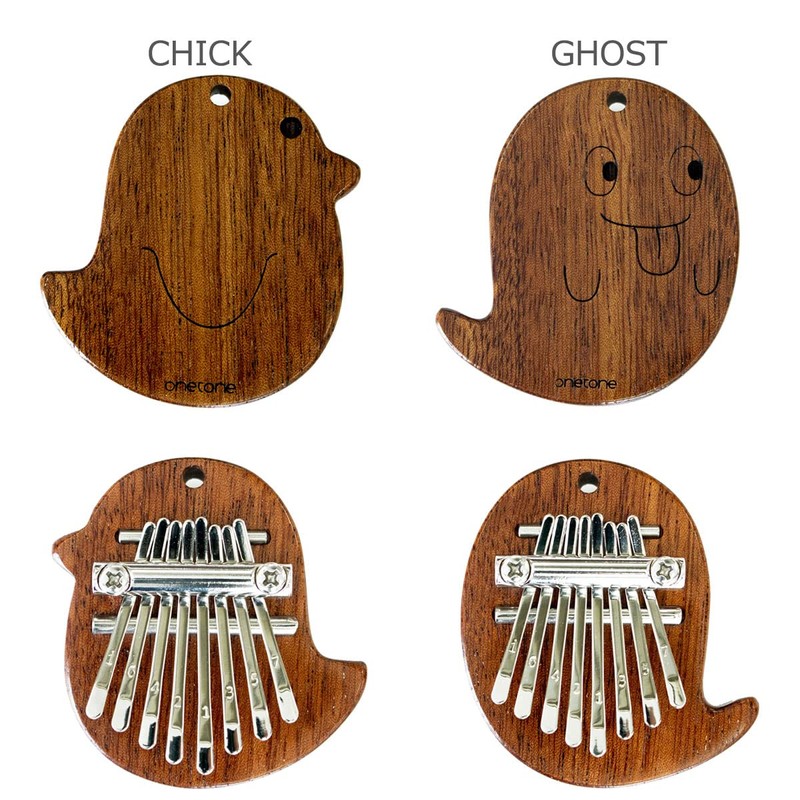 ONETONE OTKLM-101/TURTLE Kalimba (Thumb Piano) 8 Keys Veneer Mahogany Wood