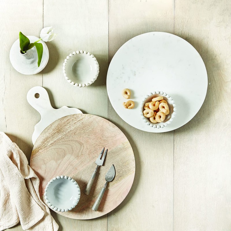 Santa Barbara Design Studio Table Sugar Beaded Ceramic Bowl, Small,