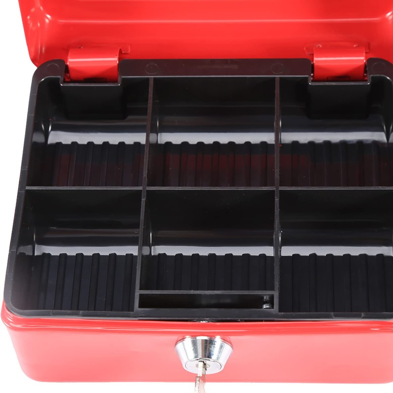 QANYEGN Mini Portable Money Box with Lock, Small Safe Lock