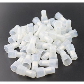Rextin 1000pcs Transparent CE5 Protective Closed End Wire Crimp Connector Cap (1000pcs)