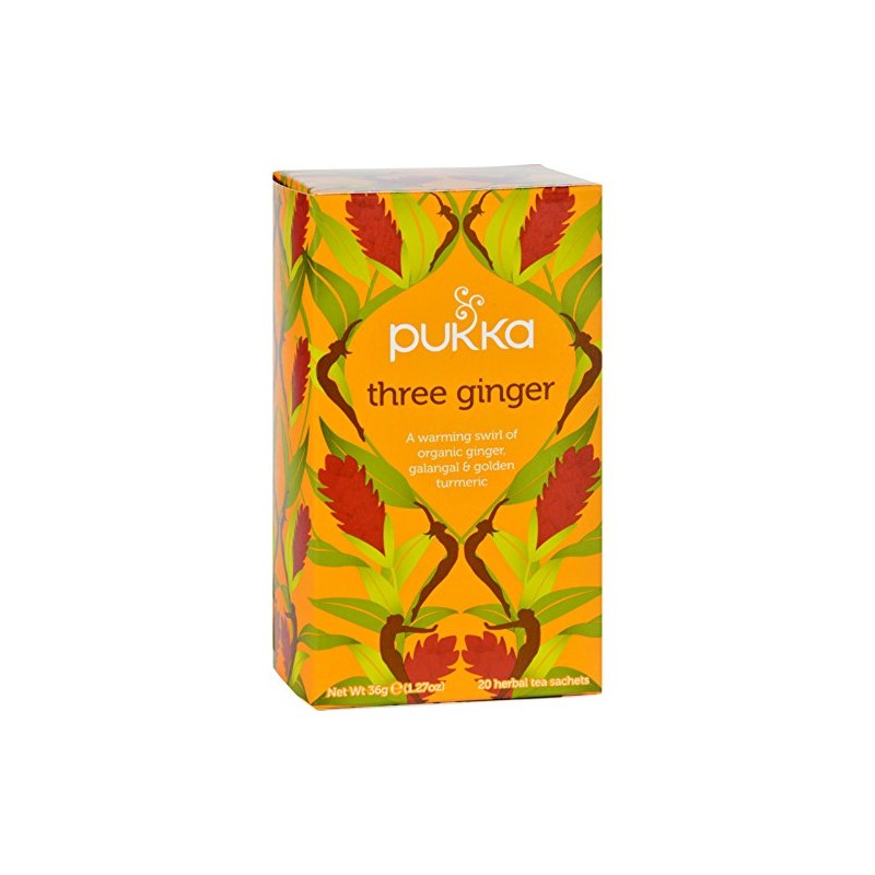 Pukka Herbal Teas Tea - Organic - Three Ginger -