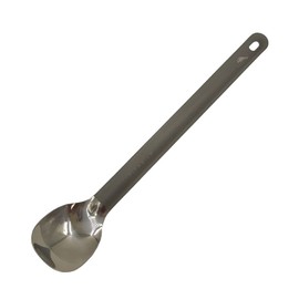 TOAKS Titanium Long Spoon or Spork with Polished Bowl Ultralight Spork Outdoor Camping Cutlery (SLV-11)