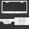 KA Mirror Chrome Dodge Logo Laser Etched T304 Stainless Steel