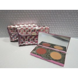 Mally New Naturals Twin Blush & Highlighter Fierce & Oak 0.26 Oz W/Bag 2pc Lot