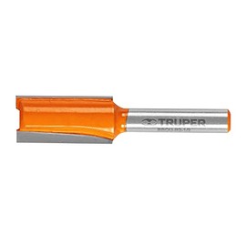 Truper BROU-R2-1/2, Broca para router, recta 2 filos, 1/2"