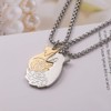 Wolentty Couple Fox Necklace - Stainless Steel Fox Couples Necklaces