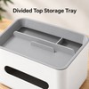 Multifunctional Tissue Box Holder – Plastic Desk Organizer with Remote