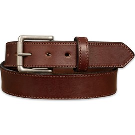 Bullhide Belts Mens Leather Belt for Work, Casual, Dress 1.50" Wide, Brown, 40"