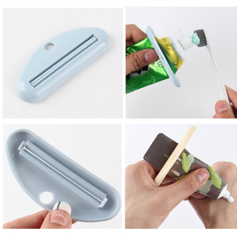 4 Pieces Toothpaste Squeezer Dispenser Clip Tube Toothpaste Squeezer Plastic