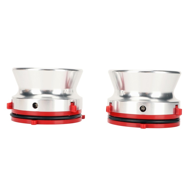 1 Pair NAB Hub Adapters Professional Polished Aluminum Reel to