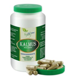 VITA IDEAL Vegan KALMUS - Root 90 Capsules - Acorus Calamus - Tgesportion 800 mg Calmus Root Pure Powder Vegetable Natural & No Additives