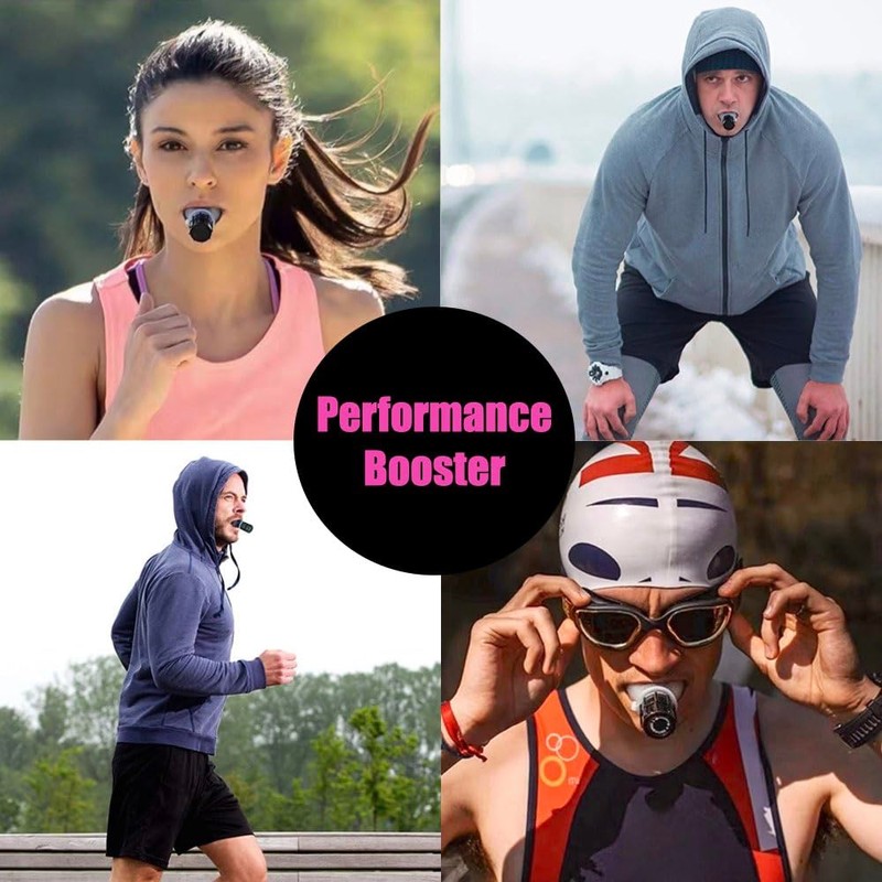 Cozeasy Breathing Trainer, Portable Respiratory Muscle Trainer with Adjustable Resistance,