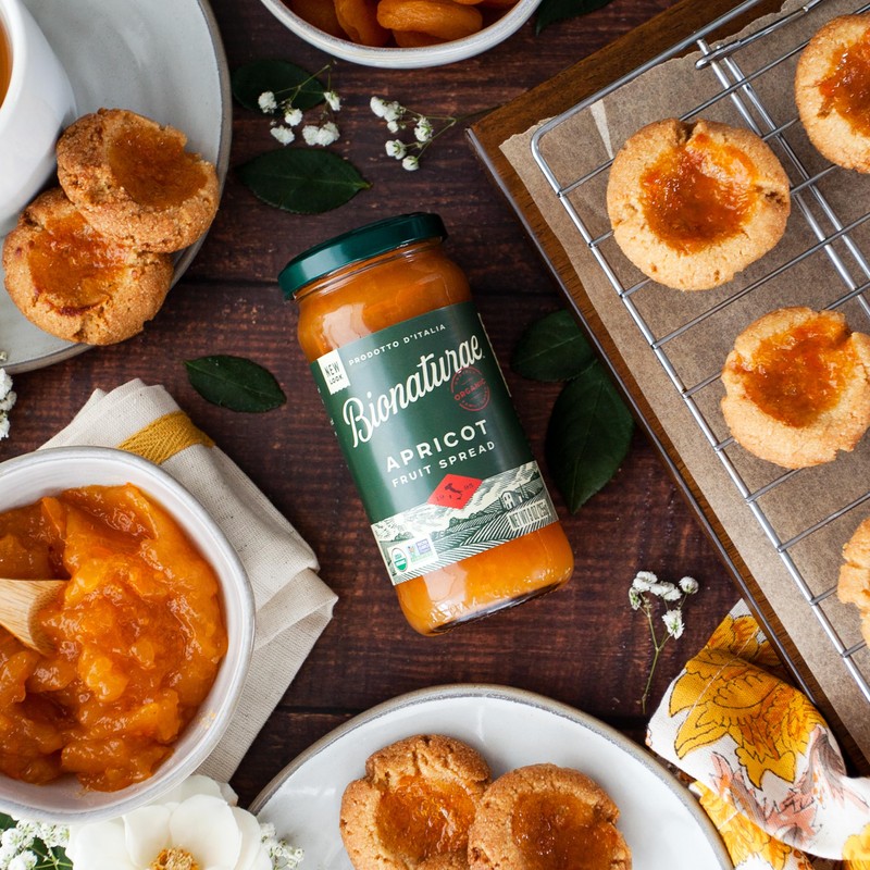 Bionaturae Organic Apricot Fruit Spread - Jelly Organic, Non-GMO, USDA