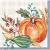 Trendware Thanksgiving Cornucopia Beverage Napkins, 48 ct