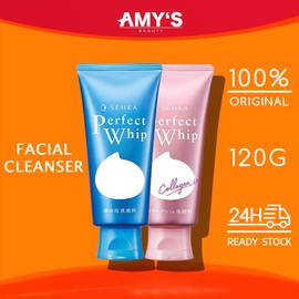SENKA ☀️Ready Stock☀️SENKA Facial Cleanser 120g, Japan Senka Perfect Whip Face Fresh Acne Care Foam Cleanser Collagen All Clear Wash for Acne