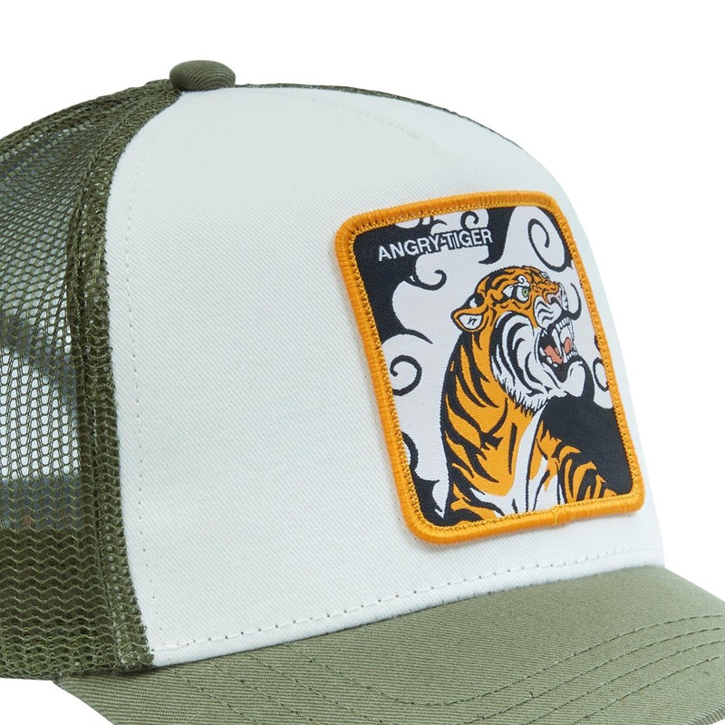 Capslab Trucker Cap with Mystical Animal Motif - Baseball Kappi