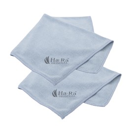 Ha-Ra pack de 2 serviettes microfibres bleu "Star"