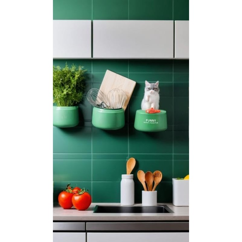 Cute Cat Wind-Up Kitchen Timer, 60-Minute Dial, 360° Rotation, for