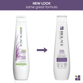 Biolage Ultra Hydra Source Conditioning Balm | Deep Hydrating Conditioner | Renews Hair's Moisture | For Very Dry Hair | Silicone-Free | Vegan | Salon Conditioner | 13.5 Fl. Oz