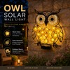 Owl Solar Wall Light for Outdoor Decor – Weatherproof Metal