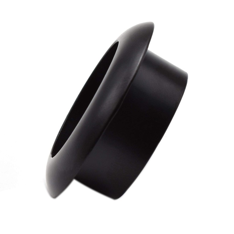 1 Inch(25mm) Zinc Alloy Desk Hole Cover Grommets Black Wire