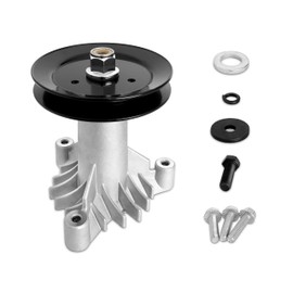 Fourtry 130794 Spindle 153535 Pulley Compatible with Craftsman Mower - Spindle Assembly with Pulley Compatible with Craftsman LT1000 LT2000 DYT4000 42" Deck Tractor, HU, Poulan Pro Riding Mower