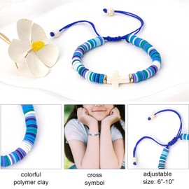 TOLOWOBK Easter Basket Stuffers for Toddler Teens Gifts for Kids Girls Egg Fillers Teenage Adults Women Cross Bracelet 7 11 Year Old Religious Christian Birthday Graduation Gifts for Teen Girls Friend