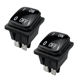 2Pcs 704-380 Rocker Switch Replacement Fit for Titan 440 Electric Airless Paint Sprayer Power Toggle Switch Black ON/Off Control Replaces 704380