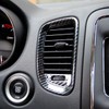 Carbon fiber dashboard air vent cover AC outlet trim kit