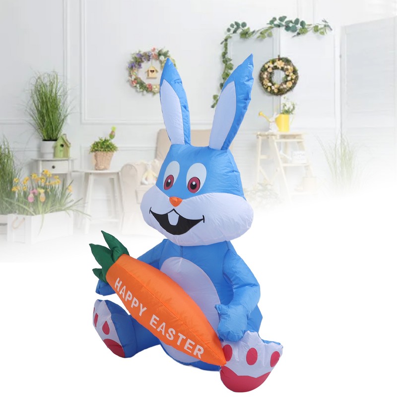 1.2 m Easter Inflatables Rabbit Cartoon Cute Fun Innovative Blow