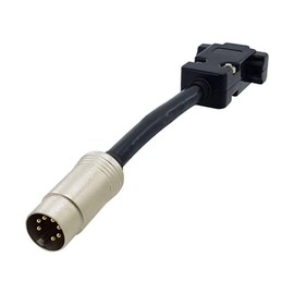 Adaptor Cable to Convert 7 Pin Round Male Spherosyn/Microsyn to 9D Newall Female Connectors