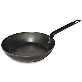 Pyrolux Industry Blue Steel Fry Pan/Skillet, 20 cm, Black