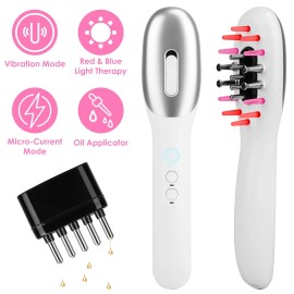 iMounTEK Cordless Electric Massager Deep Scalp Massage Comb Brush for Hair Growth Therapy