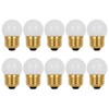 OHLECTRIC 10 Pack - S11 Ceramic White Night Light Bulbs